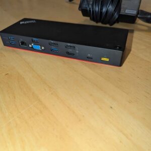 (Used) (Good) Lenovo Gen 3 Thunderbolt Dock + Authentic 90w Power Brick