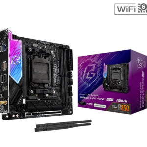 (New) ASRock B850I Lightning WiFi - AM5 Mini-ITX Motherboard with PCIe 5.0, Blazing M.2, and 10+1+1 Phase Power