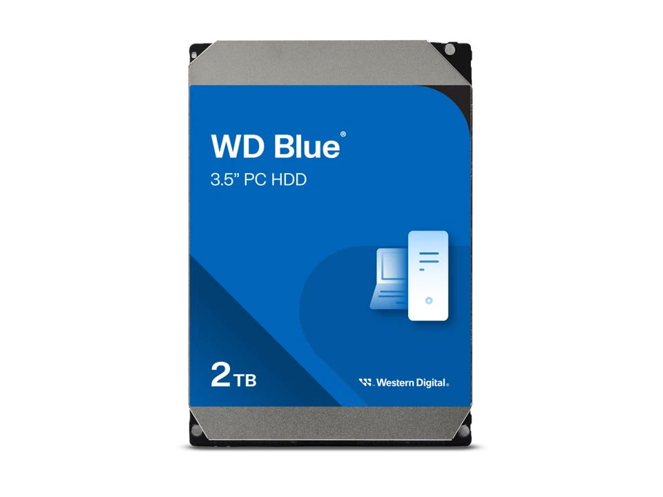 (New) WD Blue 2TB Internal Hard Drive, 7200 RPM SATA 6Gb/s (WD20EZBX)