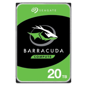 (New) Seagate 20TB BarraCuda Pro Internal Hard Drive, 7200 RPM SATA (ST20000DM001)