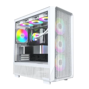 (New) MONTECH X5- ATX Mid-Tower Gaming PC Case, High Airflow, 3x 140mm and 1x 120mm ARGB Fans