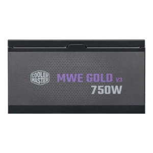 (New) Cooler Master MWE Gold 750 V3 ATX 3.1 Full Modular PSU, 750W, 80+ Gold Efficiency