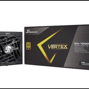 (New) Seasonic VERTEX GX-1200 Gold ATX 3.0 & PCIe 5.0 Fully Modular 1200W Power Supply