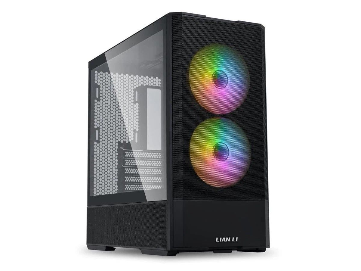 (New) LIAN LI LANCOOL 207 Compact ATX Case: Extreme Airflow Mid-Tower with Quad-Fan Cooling & ARGB