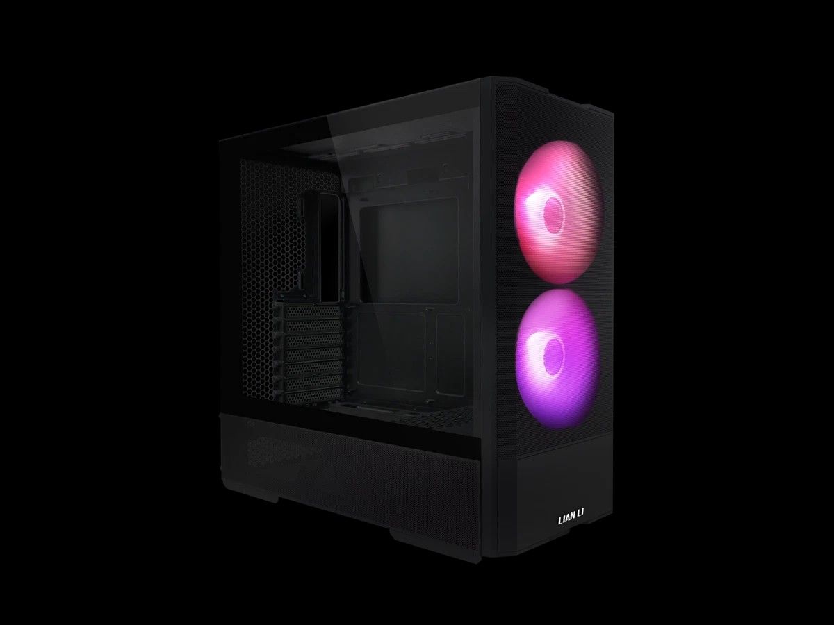 (New) LIAN LI LANCOOL 207 Compact ATX Case: Extreme Airflow Mid-Tower with Quad-Fan Cooling & ARGB - Image 4
