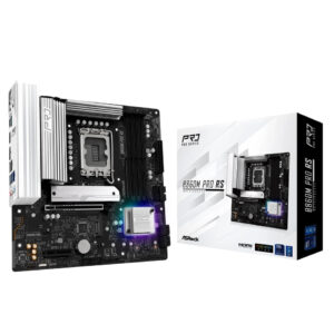 (New) ASRock B860M Pro RS Motherboard – LGA 1851, Intel B860, DDR5, Micro-ATX