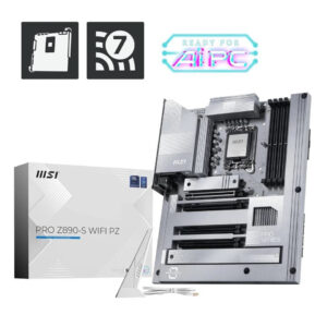 (New) MSI PRO Z890-S WIFI PZ Motherboard – LGA 1851, Intel Z890, Compact Performance ATX