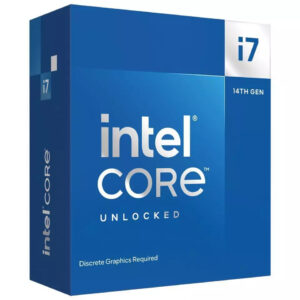 (New) Intel Core i7-14700KF Desktop Processor – 20-Core (8P+12E), Unlocked for Overclocking