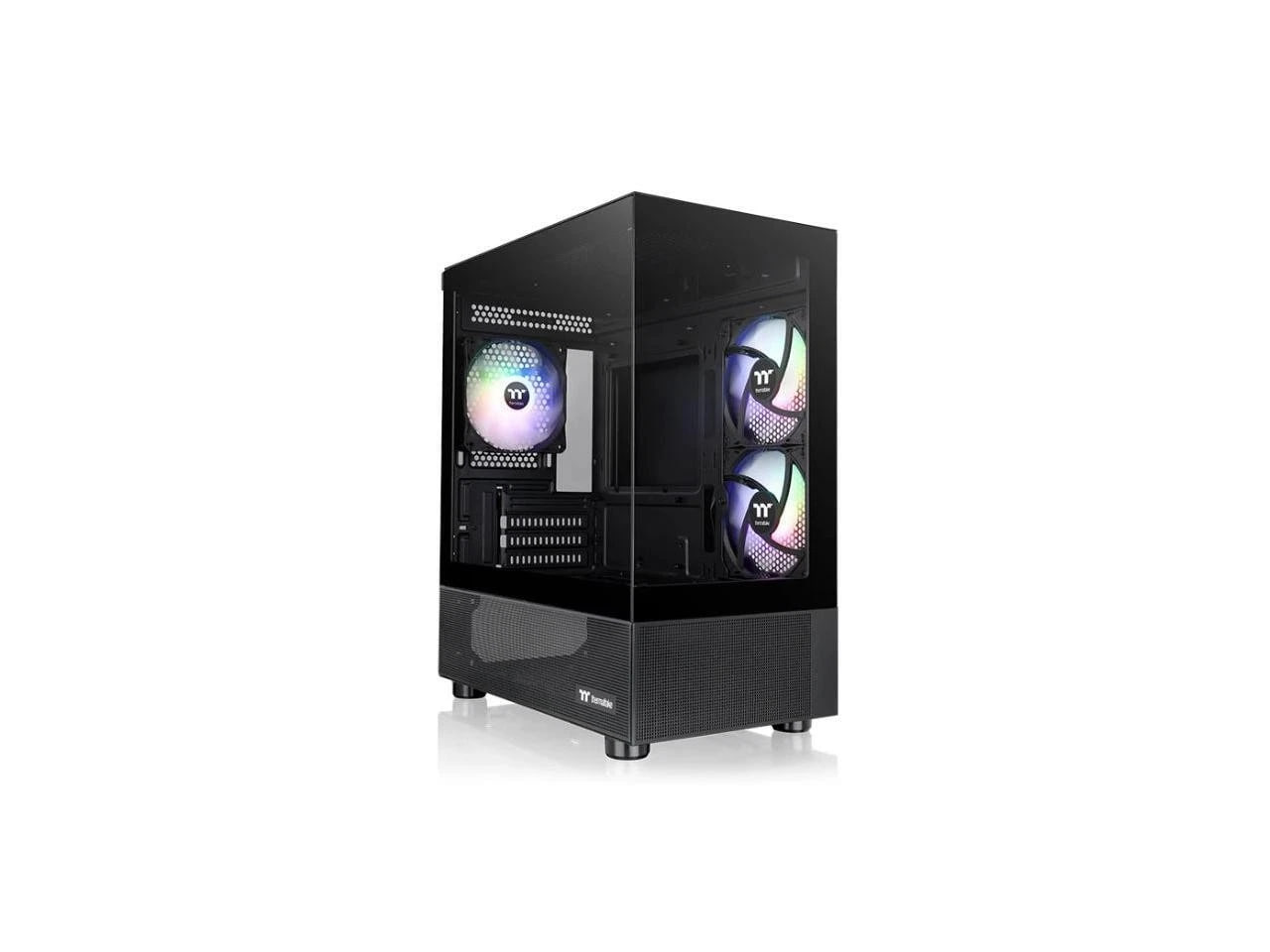 (New) Thermaltake View 170 TG ARGB Micro-ATX Case – 3x 120mm ARGB Fans Included