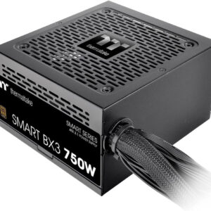 (New) Thermaltake Smart BX3 750W Power Supply – 80 PLUS Bronze, ATX 3.1 Standard, Non-Modular