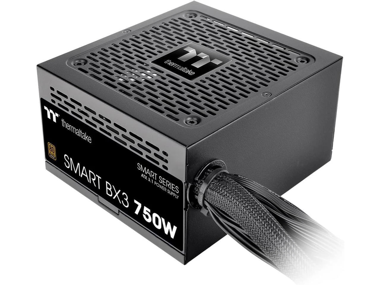 (New) Thermaltake Smart BX3 750W Power Supply – 80 PLUS Bronze, ATX 3.1 Standard, Non-Modular