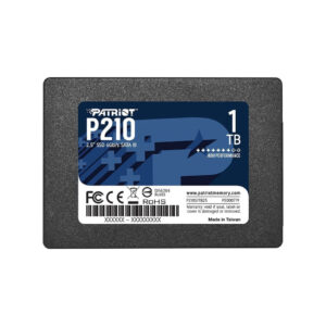 (NEW) Patriot P210 1TB SATA III SSD 2.5" - 520MB/s Read Speed Internal Solid State Drive for PC/Laptop Upgrade