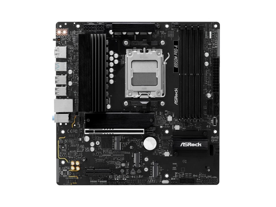 (New) ASRock B850M Pro-A AM5 Micro ATX Motherboard - Next-Gen AMD Performance - Image 3