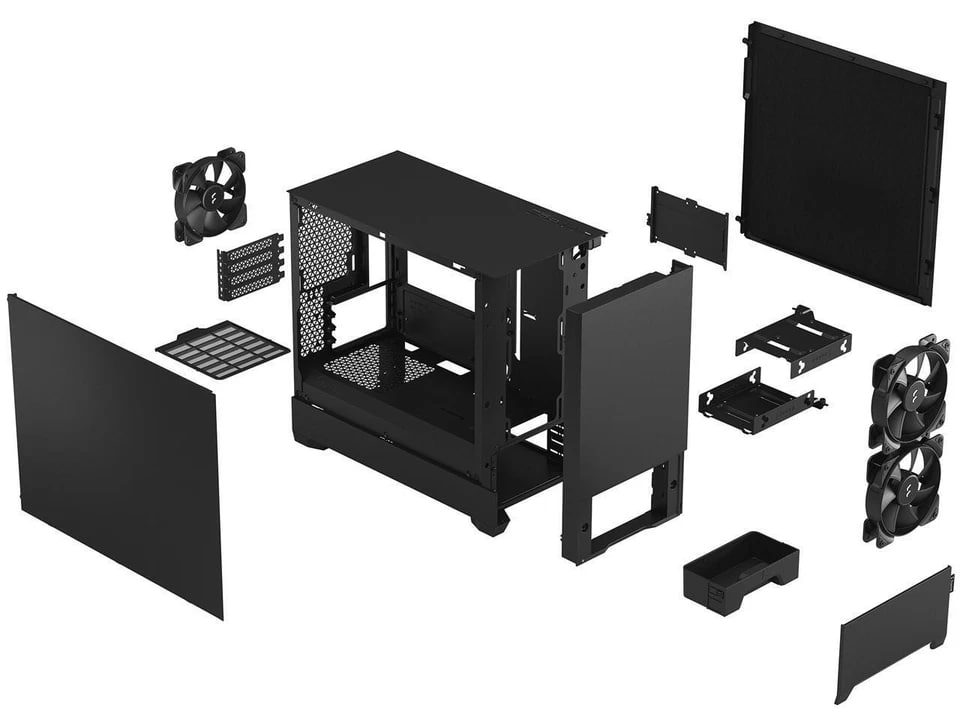 (New) Fractal Design Pop Mini Silent - Black mATX Case for Whisper-Quiet Builds - Image 2