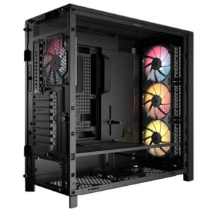 (New) CORSAIR FRAME 5000D RS ARGB - High Airflow Modular Mid-Tower Case (Black)