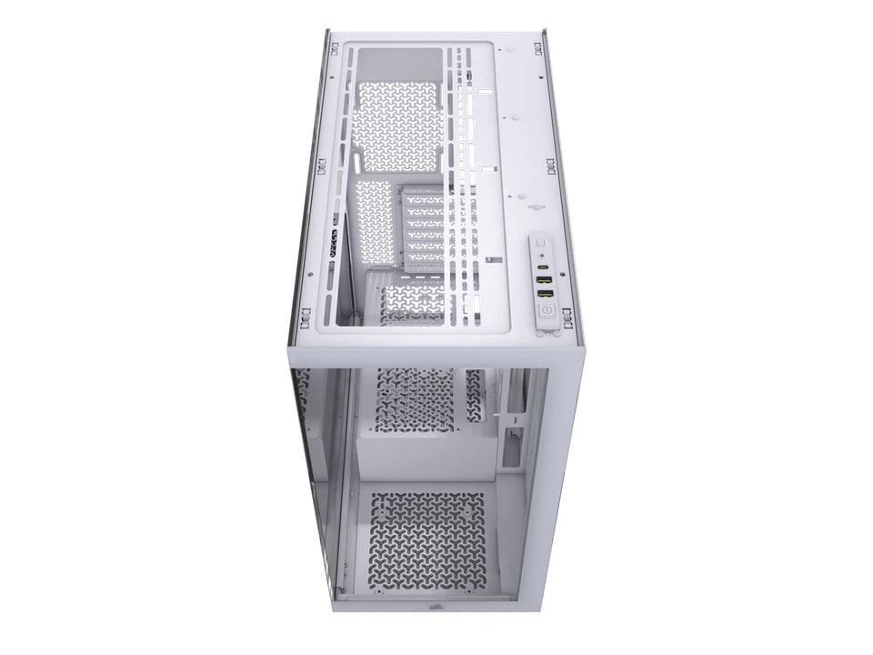 (New) CORSAIR 3500X Tempered Glass Mid-Tower PC Case (White) - Image 3