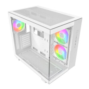 (New) MONTECH KING 65 PRO: ATX Dual-Chamber High Airflow PC Case (Tempered Glass View)