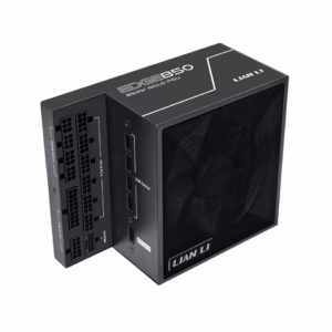 (New) LIAN LI Edge Gold 850W ATX 3.1 PSU | Full Modular, Dual-Chamber Design, PCIe 5.1 12V-2x6 Connector & Integrated USB Hub