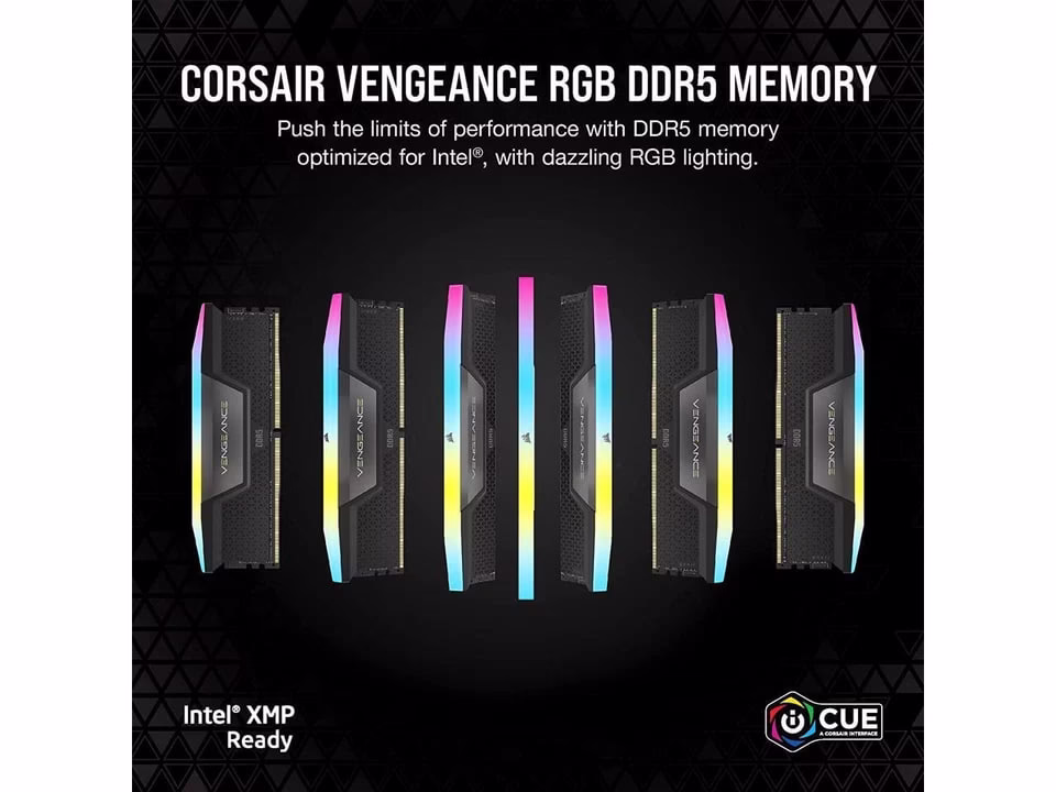 (New) CORSAIR Vengeance RGB DDR5 6600 (96GB Kit) – Max Capacity High-Speed Desktop Memory - Image 2