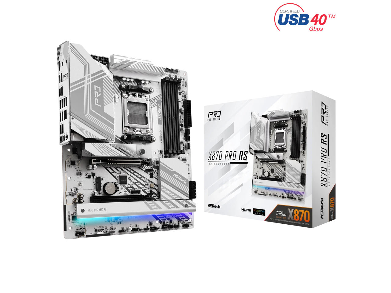 (New) ASRock X870 PRO RS: Maximize Your Ryzen Build with X870 Power - Image 2